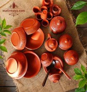 ৩২ পিচের মাটির ডিনার সেট 